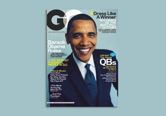 Barack Obama - GQ Dergisi - Kapak