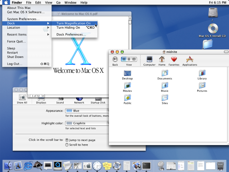 Mac OS arabirimi