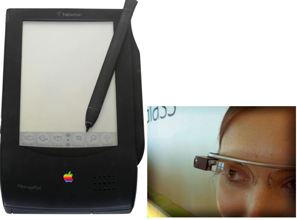 Newton Tablet ve Google Glass